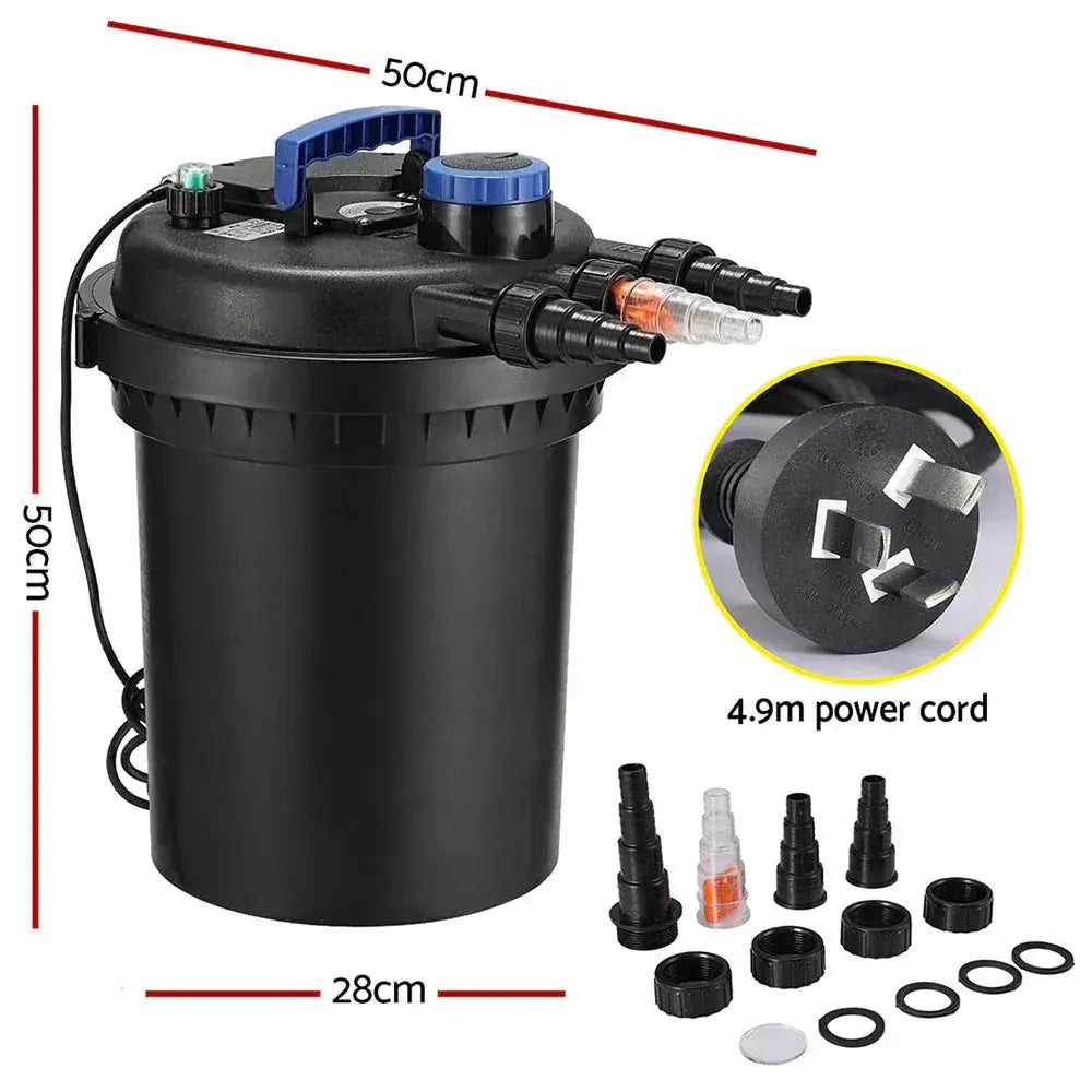 Giantz External Canister Filter with UV Steriliser 10000L/H N8 Aquatics