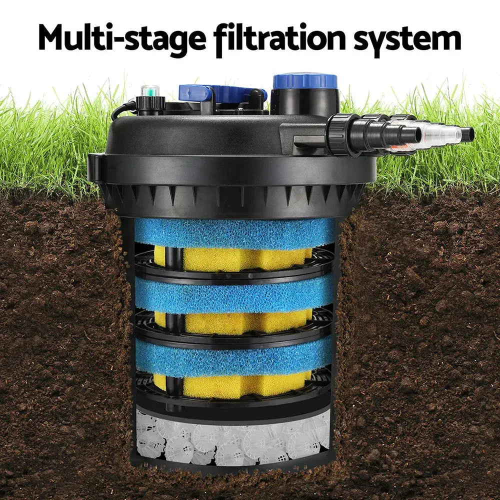 Giantz External Canister Filter with UV Steriliser 10000L/H N8 Aquatics