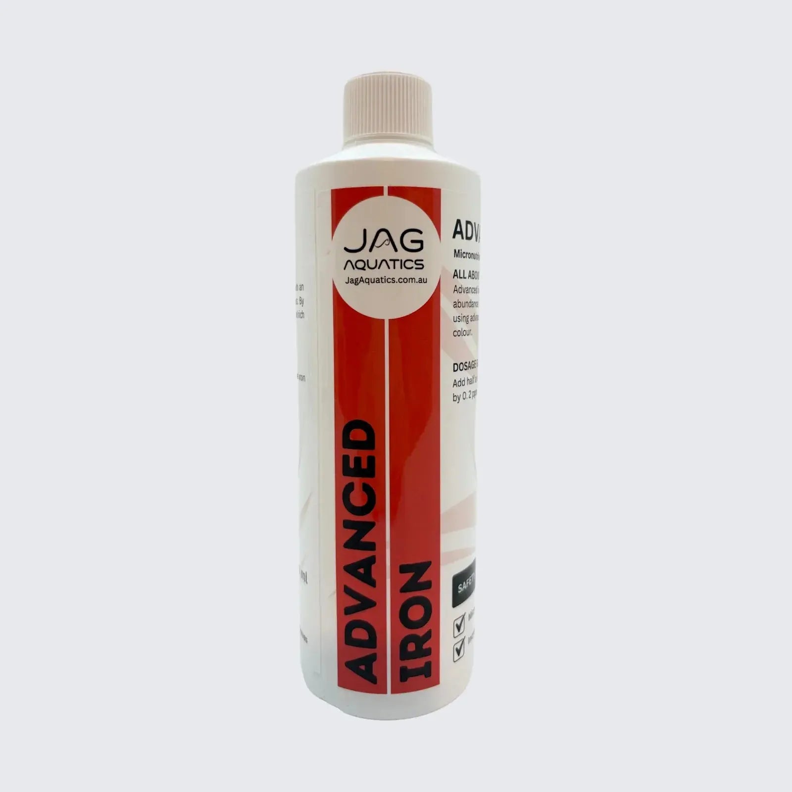 Jag Aquatics Advanced Iron Fertiliser 500ml for sale - N8 Aquatics, Rockhampton QLD Australia
