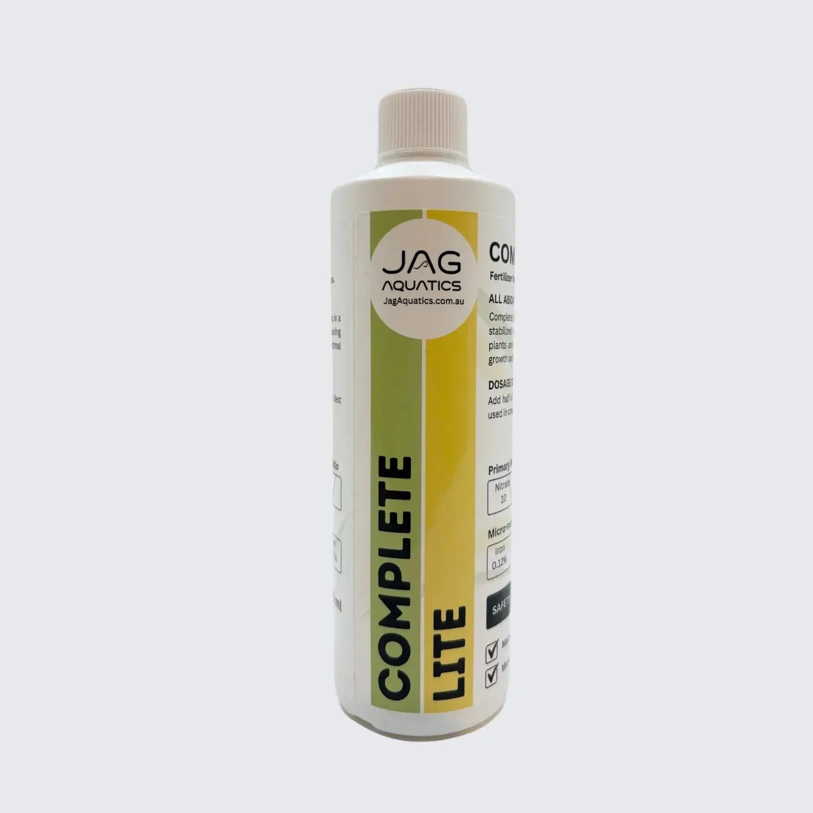 Jag Aquatics Complete Lite 500ml liquid fertiliser for sale - N8 Aquatics, Rockhampton QLD