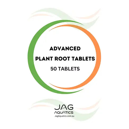 Jag Aquatics Advanced Plant Root Tabs label - premium aquatic plant fertiliser Australia