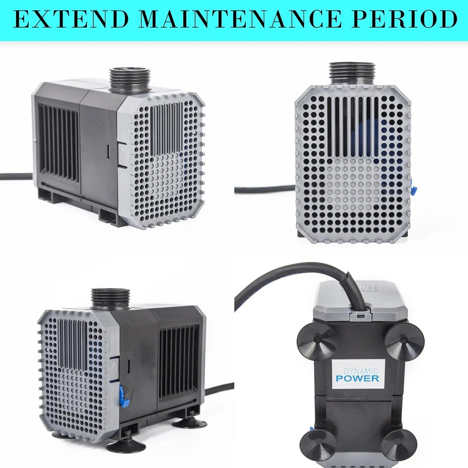 Dynamic Power Submersible Aquarium Water Pump 5000L/H 80W N8 Aquatics
