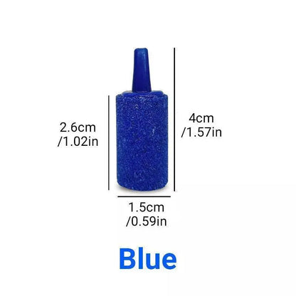 Air Stone Aerator Diffusers for Aquariums - 10 Pack (Black) N8 Aquatics