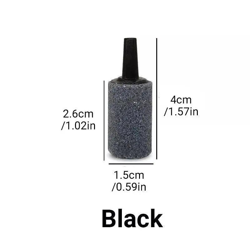 Air Stone Aerator Diffusers for Aquariums - 10 Pack (Black) N8 Aquatics