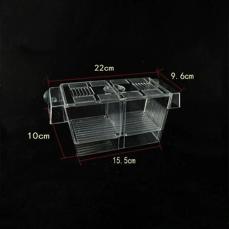 Large Aquarium Breeding & Isolation Box - Guppy Hatchery Rearing Box N8 Aquatics