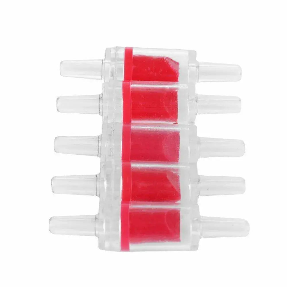 Silicone Non-Return Check Valves for Aquarium Air Pumps - 5 Pack N8 Aquatics