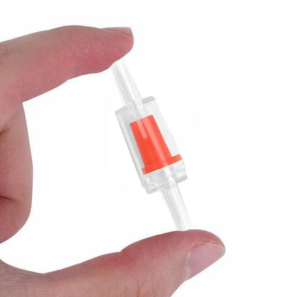 Silicone Non-Return Check Valves for Aquarium Air Pumps - 5 Pack N8 Aquatics