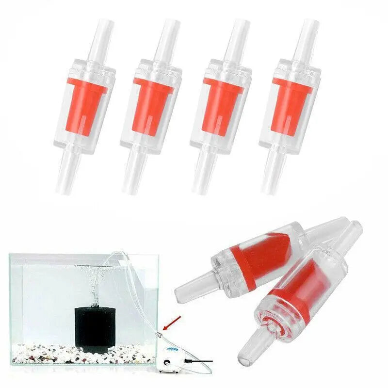 Silicone Non-Return Check Valves for Aquarium Air Pumps - 5 Pack N8 Aquatics
