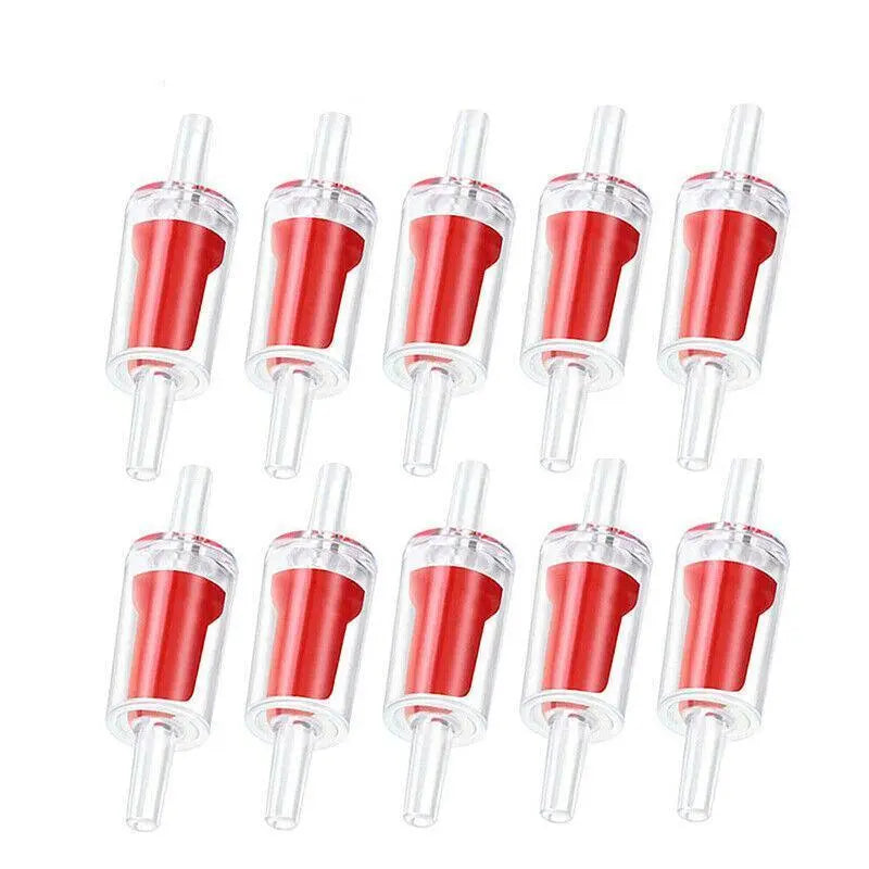 Silicone Non-Return Check Valves for Aquarium Air Pumps - 5 Pack N8 Aquatics