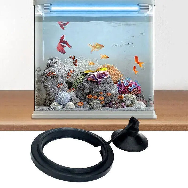 Floating Fish Feeding Ring for Aquariums (Black Square) N8 Aquatics