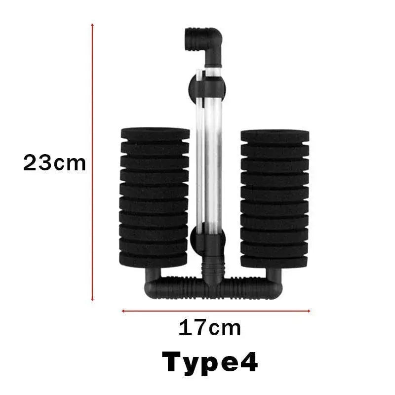 Air-Driven Sponge Filter for Aquariums (Type 5) N8 Aquatics