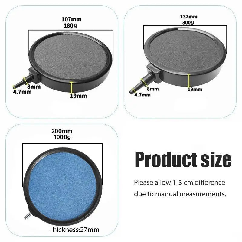 Air Bubble Disk Stone for Aquariums (13cm) N8 Aquatics