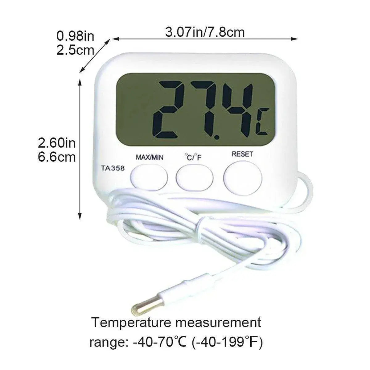 Digital Aquarium Thermometer with Probe N8 Aquatics