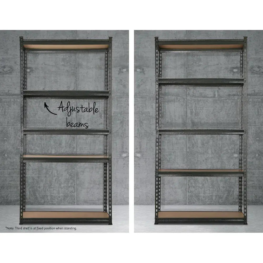 Giantz 2x1.8M Garage Shelving Warehouse Rack Pallet Racking Storage Charcoal N8 Aquatics